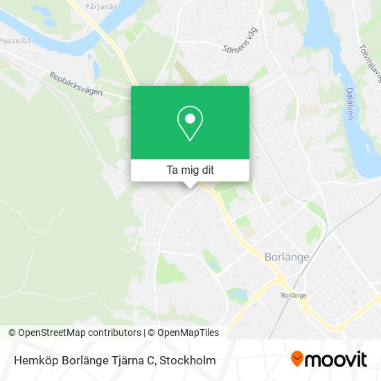 Hemköp Borlänge Tjärna C karta