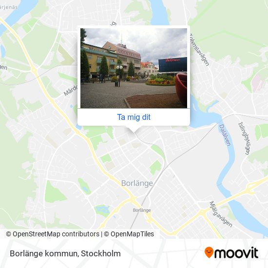 Borlänge kommun karta