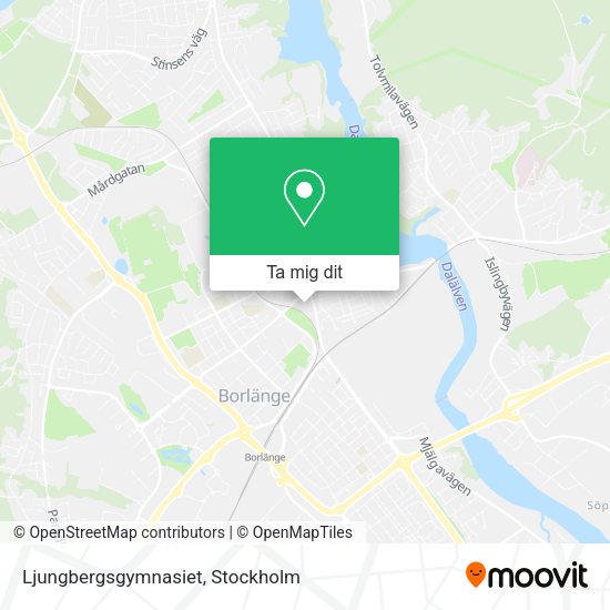 Ljungbergsgymnasiet karta