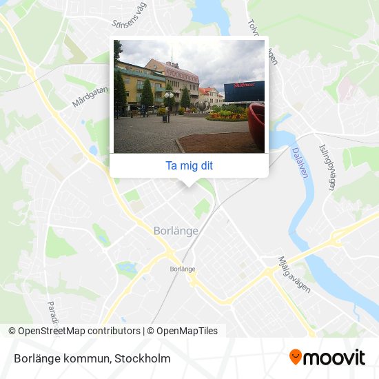 Borlänge kommun karta