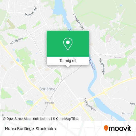 Norex Borlänge karta
