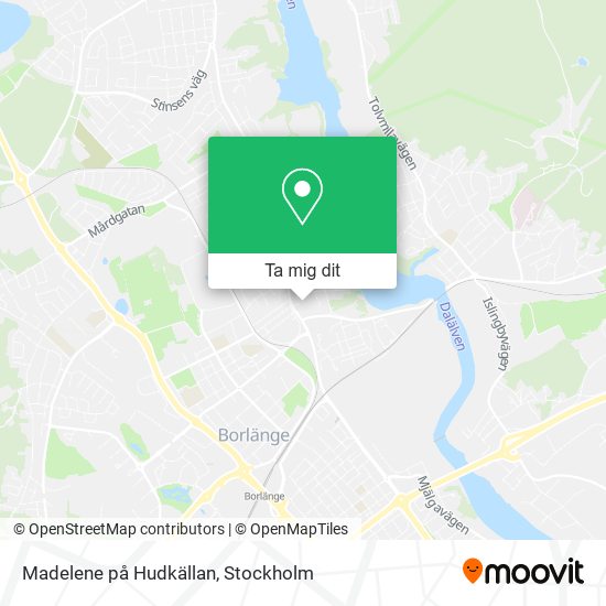 Madelene på Hudkällan karta