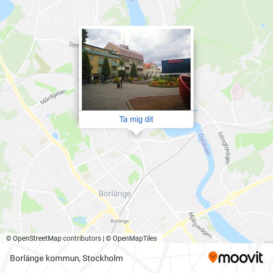 Borlänge kommun karta