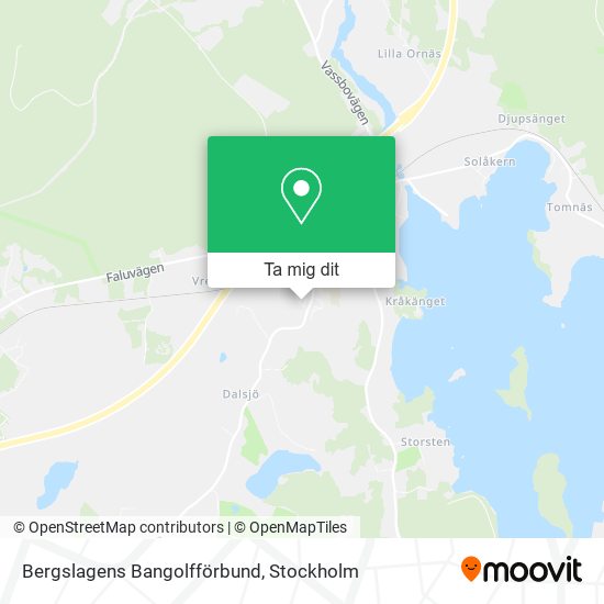 Bergslagens Bangolfförbund karta