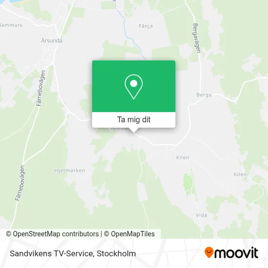 Sandvikens TV-Service karta