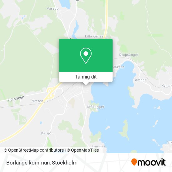 Borlänge kommun karta