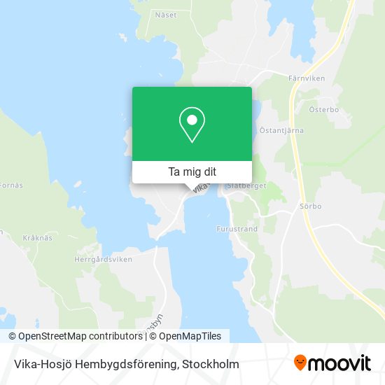 Vika-Hosjö Hembygdsförening karta