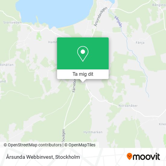 Årsunda Webbinvest karta