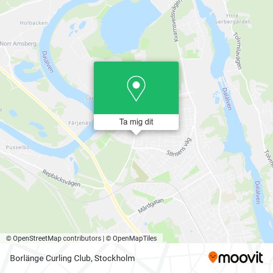 Borlänge Curling Club karta