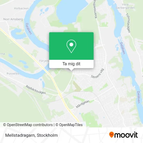 Mellstadragarn karta