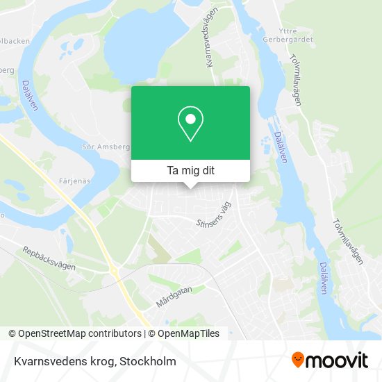 Kvarnsvedens krog karta