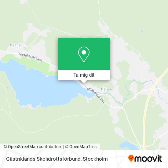 Gästriklands Skolidrottsförbund karta