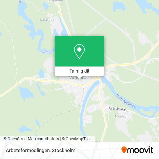 Arbetsförmedlingen karta