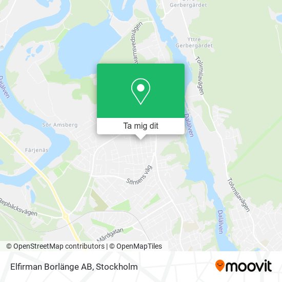 Elfirman Borlänge AB karta