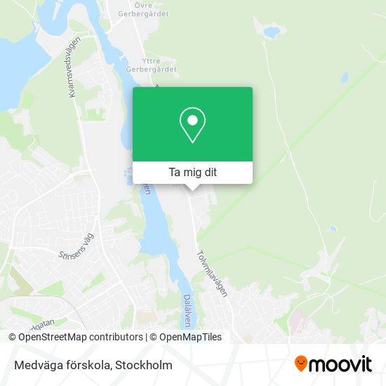 Medväga förskola karta