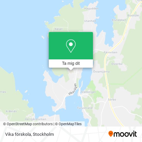 Vika förskola karta