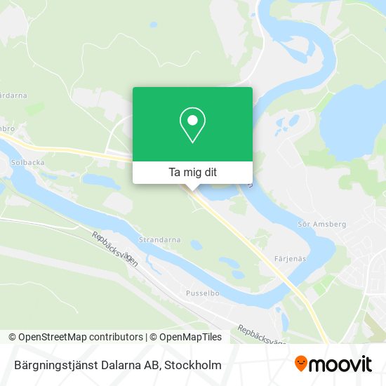 Bärgningstjänst Dalarna AB karta