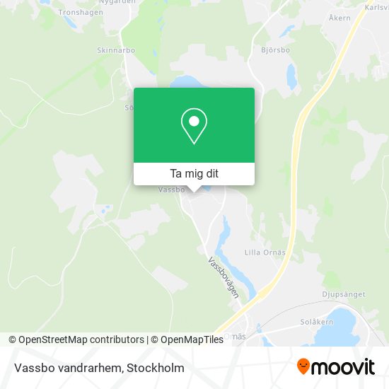 Vassbo vandrarhem karta