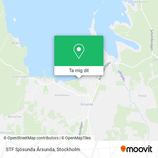 STF Sjösunda Årsunda karta