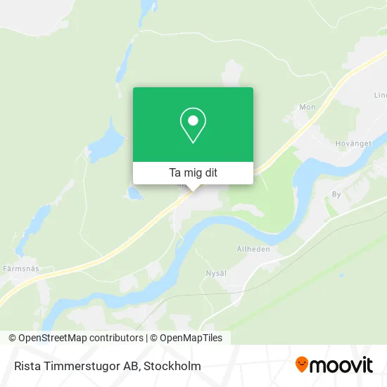 Rista Timmerstugor AB karta