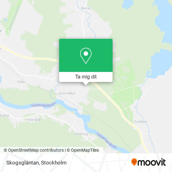 Skogsgläntan karta