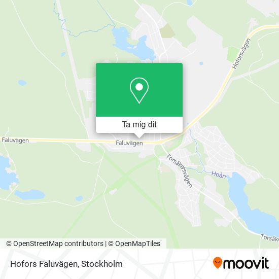 Hofors Faluvägen karta