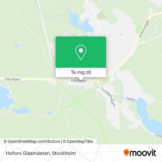 Hofors Glasmästeri karta