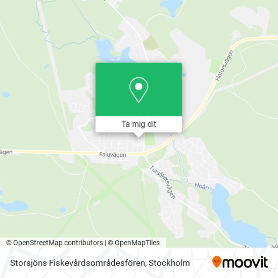 Storsjöns Fiskevårdsområdesfören karta