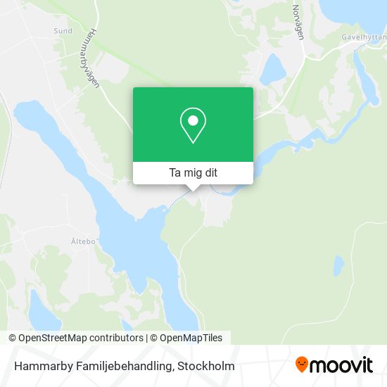 Hammarby Familjebehandling karta