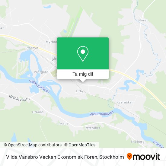 Vilda Vansbro Veckan Ekonomisk Fören karta
