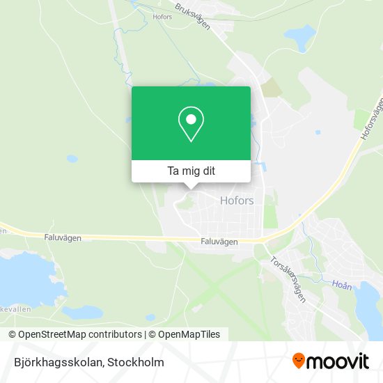 Björkhagsskolan karta