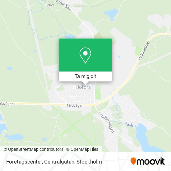 Företagscenter, Centralgatan karta