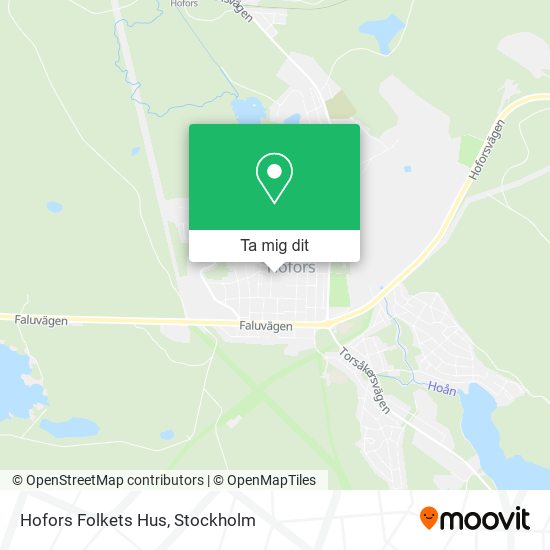 Hofors Folkets Hus karta