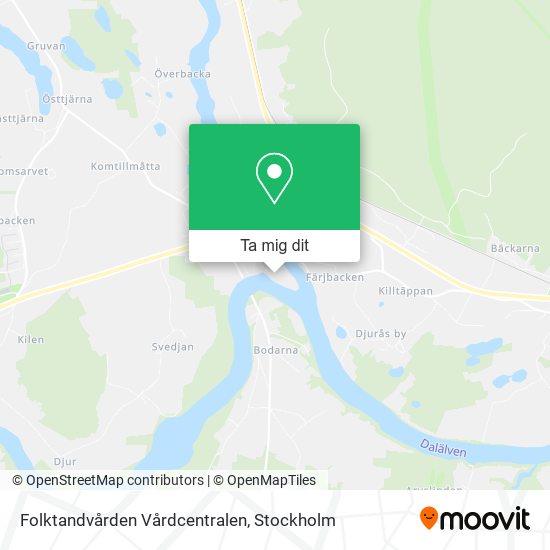 Folktandvården Vårdcentralen karta