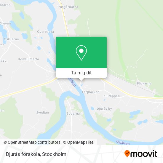 Djurås förskola karta