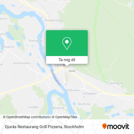 Djurås Restaurang Grill Pizzeria karta