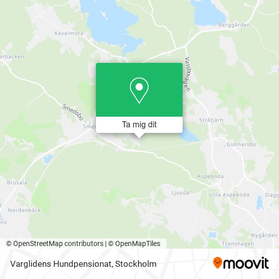 Varglidens Hundpensionat karta