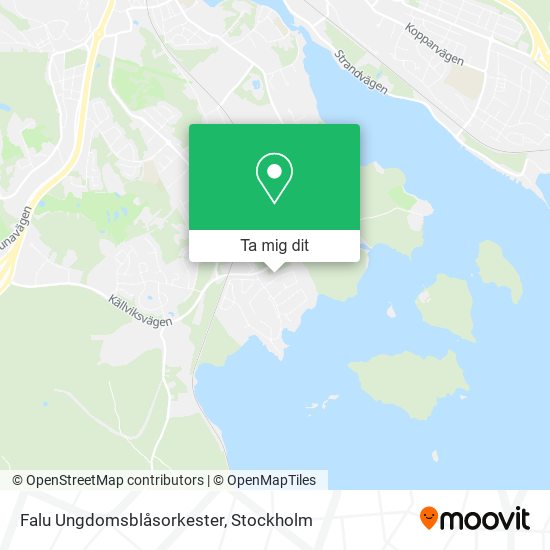 Falu Ungdomsblåsorkester karta