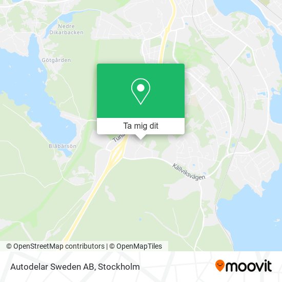 Autodelar Sweden AB karta