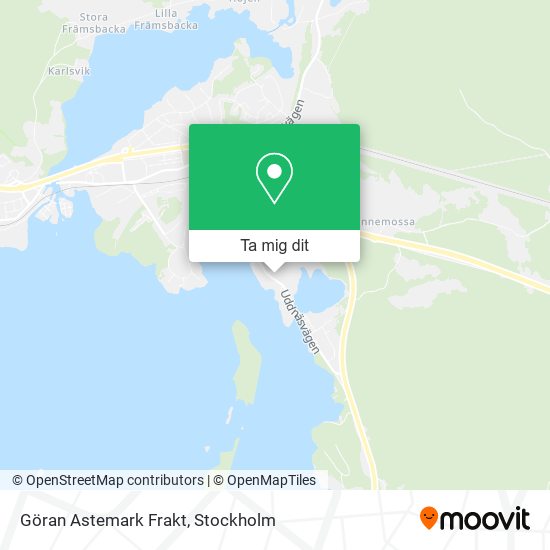 Göran Astemark Frakt karta