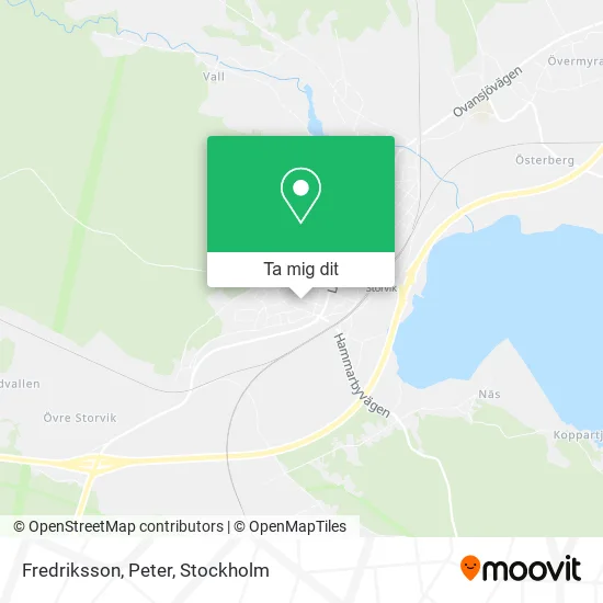 Fredriksson, Peter karta