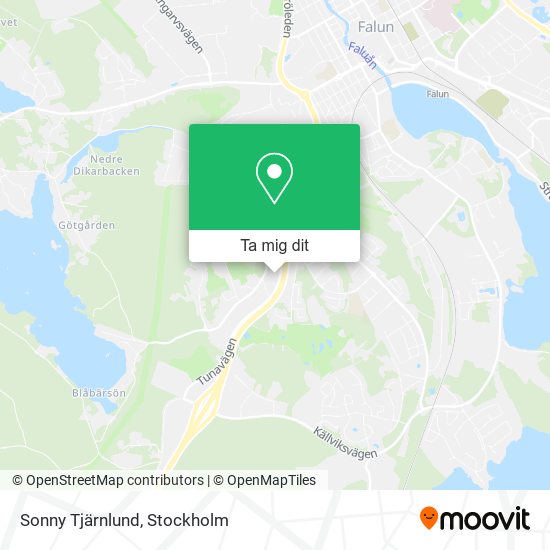 Sonny Tjärnlund karta