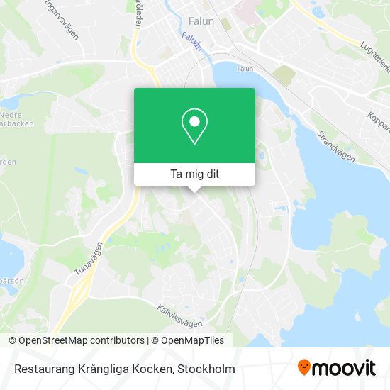 Restaurang Krångliga Kocken karta