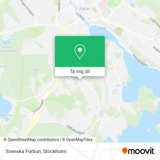Svenska Forbun karta