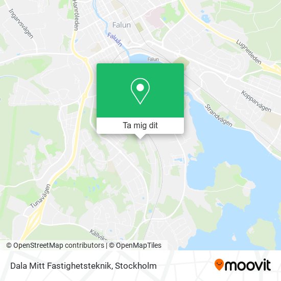 Dala Mitt Fastighetsteknik karta