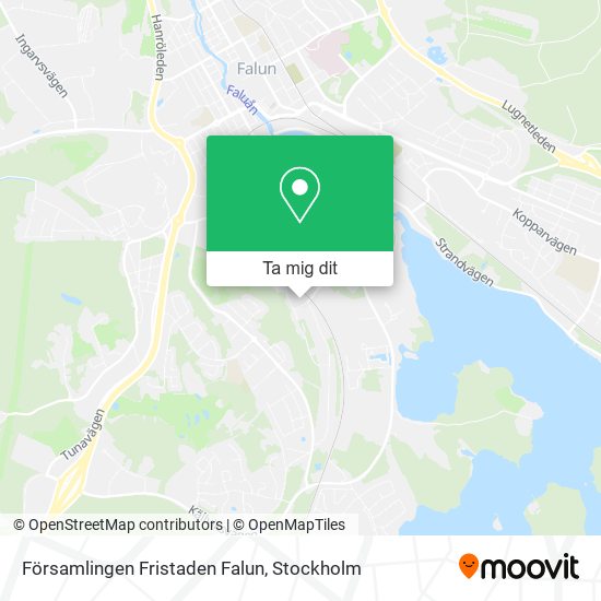 Församlingen Fristaden Falun karta