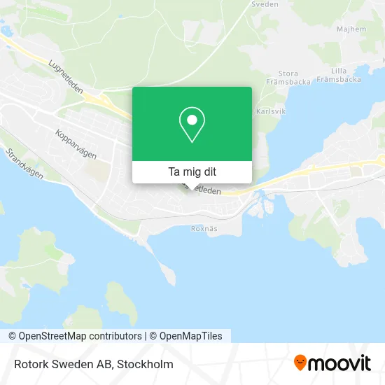 Rotork Sweden AB karta