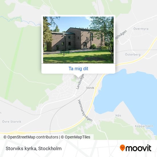 Storviks kyrka karta