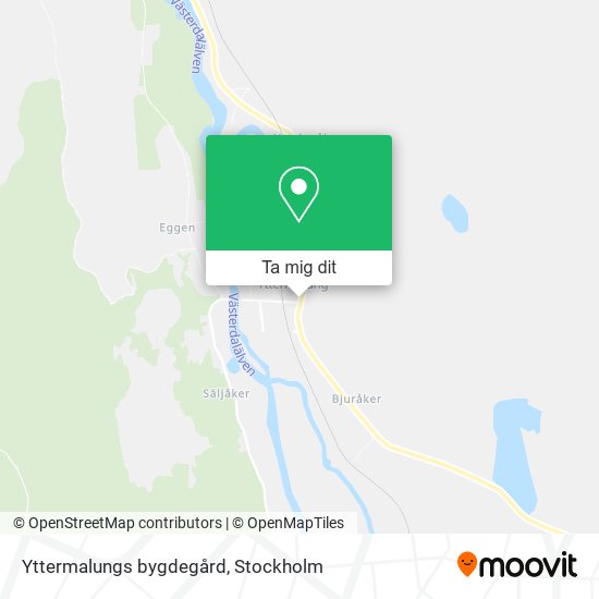Yttermalungs bygdegård karta