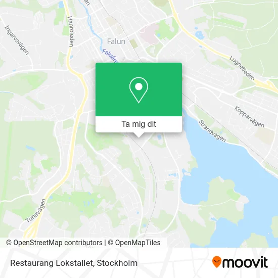 Restaurang Lokstallet karta